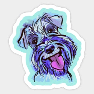 The Schnauzer Love of My Life Sticker